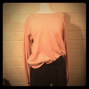 Jcrew blush lightweight sweatshirt